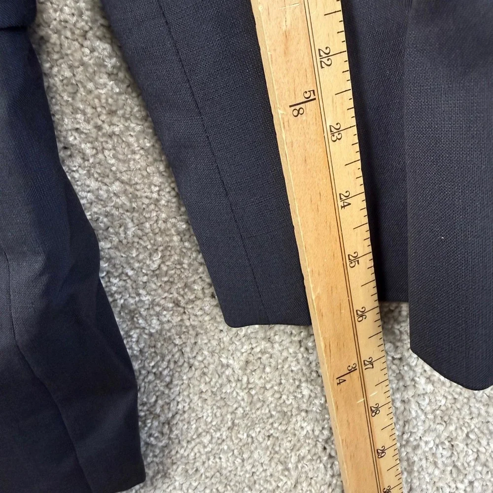 Brooks Brothers 346 Mens 44L Navy Blue Wool Stretch Blazer Sport Coat 2-Button